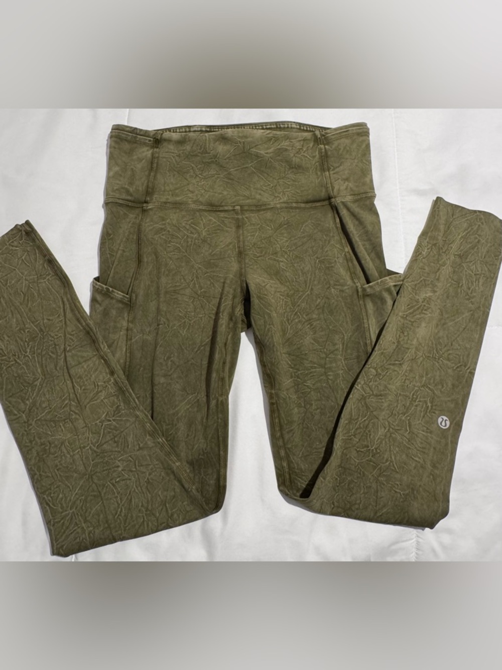 lululemon athletica Olive Green High-Rise Pocket Leggings
